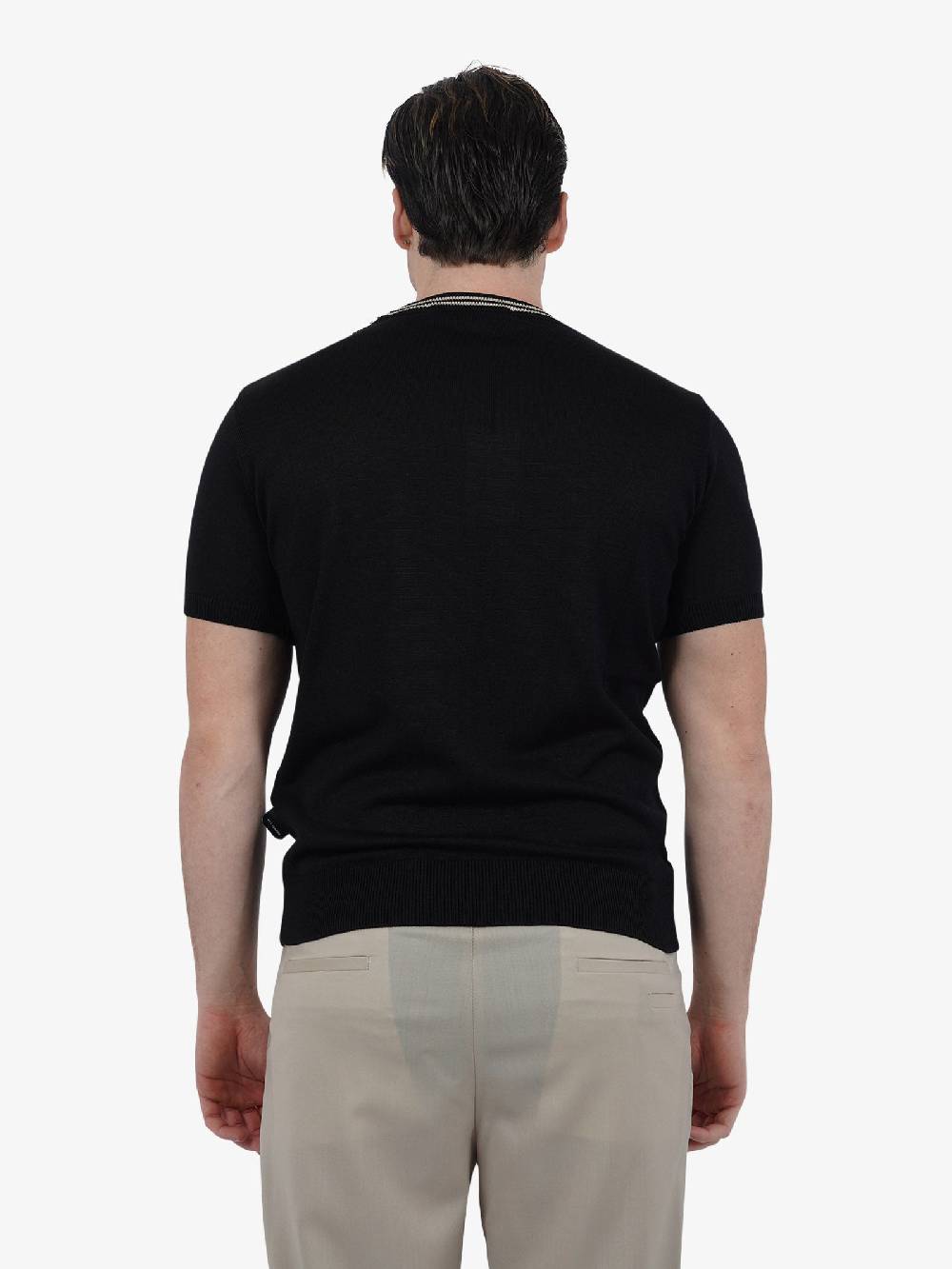 YES LONDON Maglia XML3556 Uomo Cotone Nero