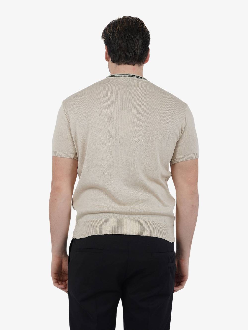 YES LONDON Maglia XML3556 Uomo Cotone Panna