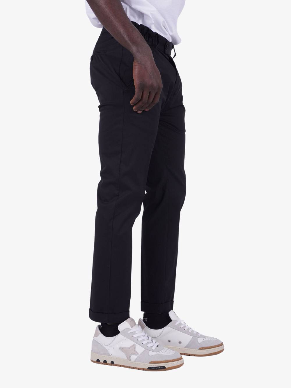 YES LONDON Pantalone In Misto Lana Uomo Slim Fit