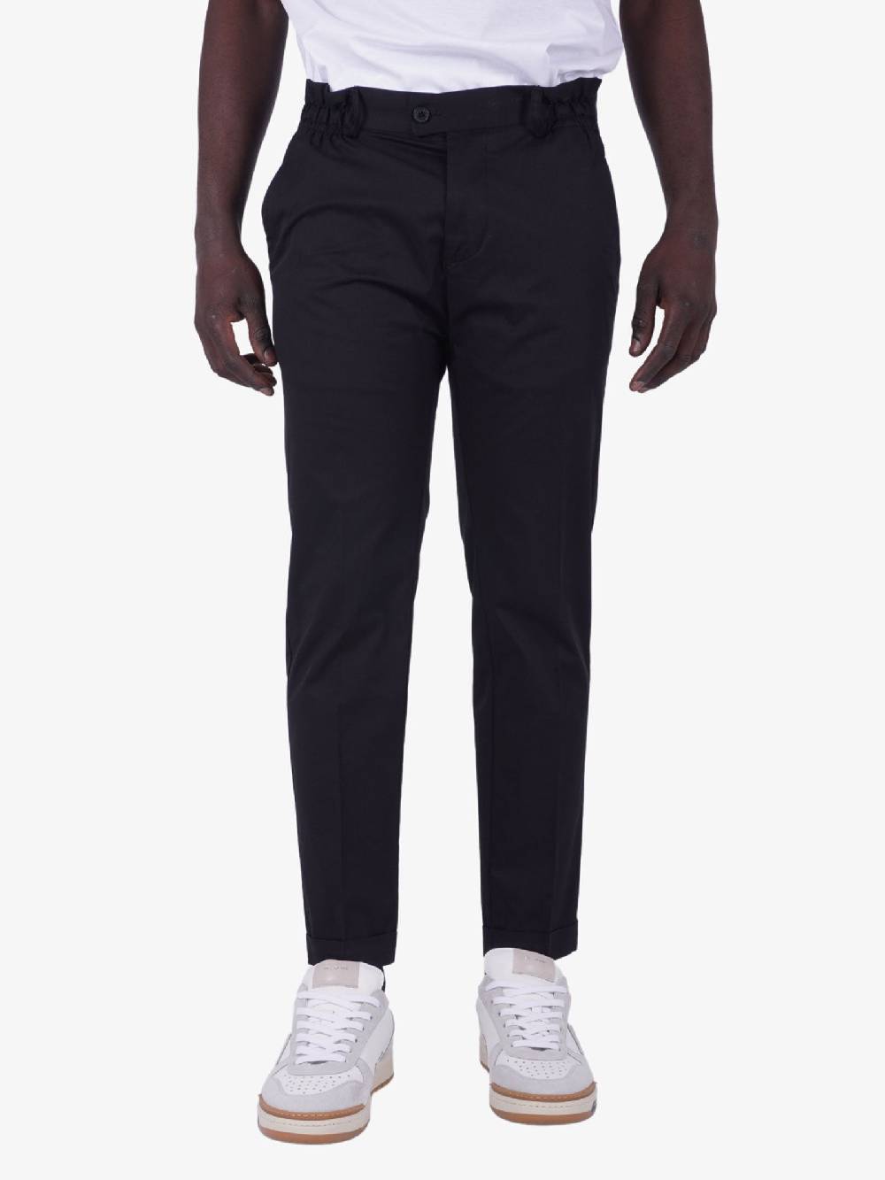 YES LONDON Pantalone in misto lana uomo slim fit