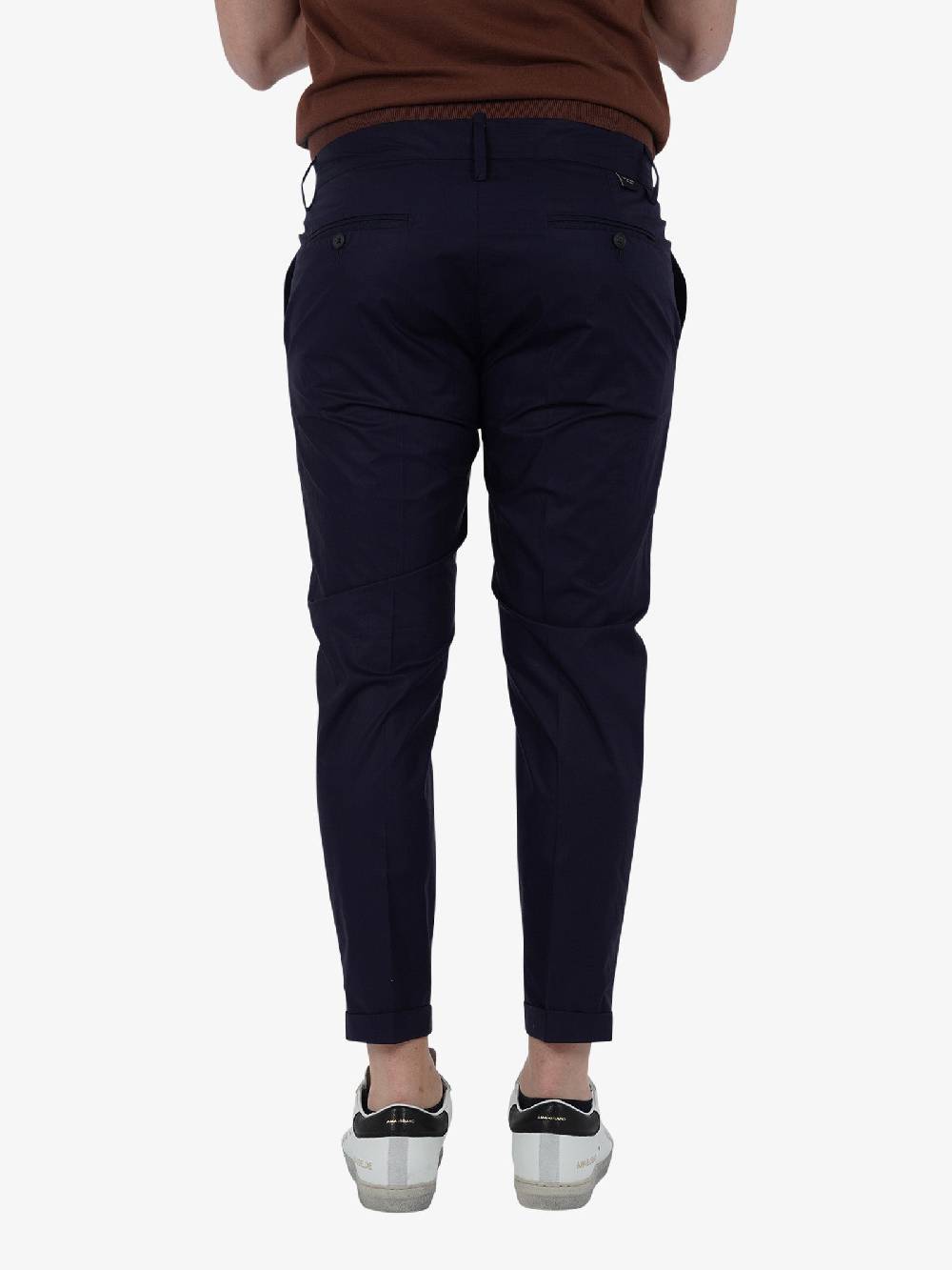 YES LONDON Pantalone XP3212/RONNIE Uomo Lana Blu