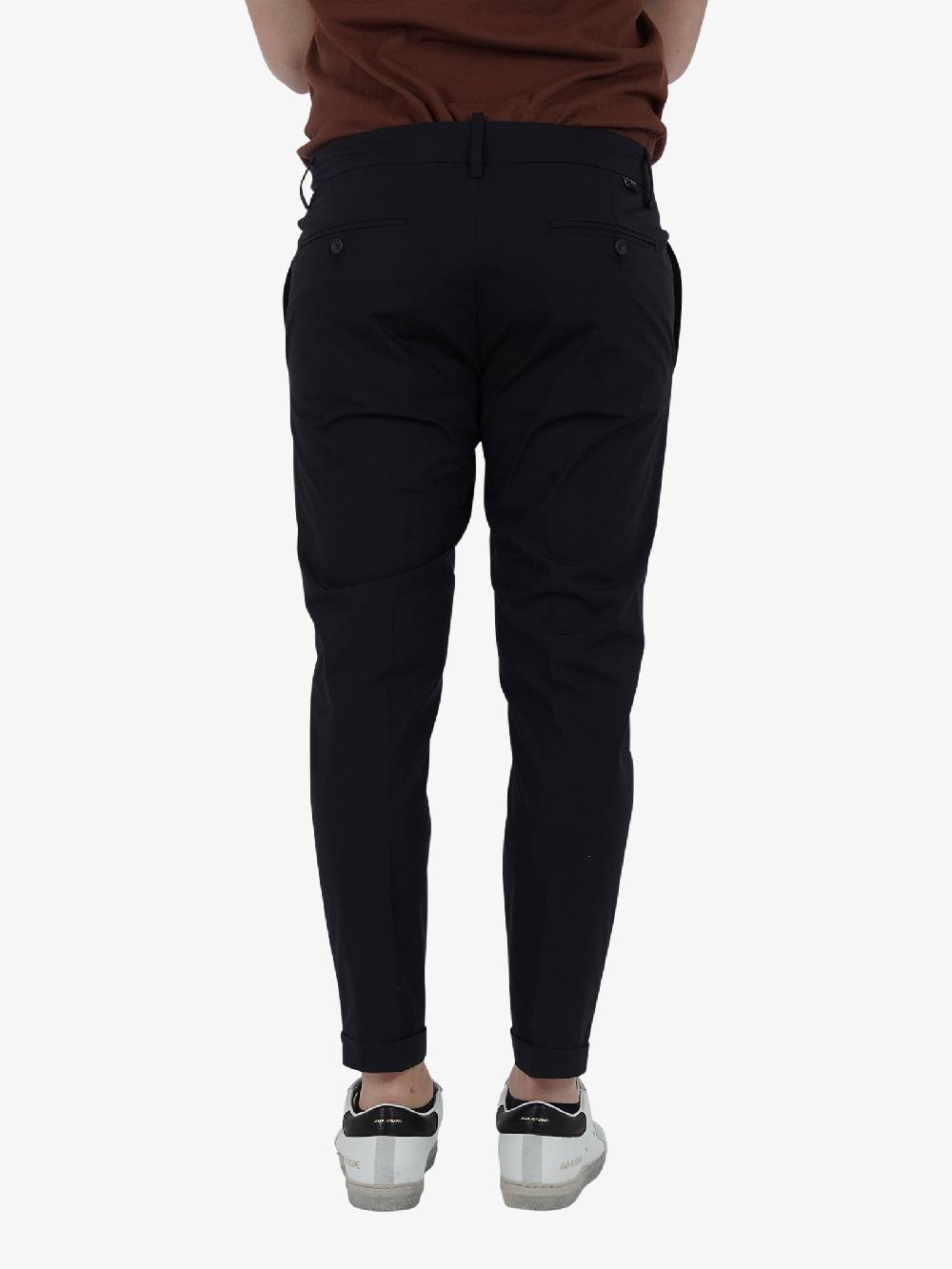 YES LONDON Pantalone XP3212/RONNIE Uomo Lana Nero