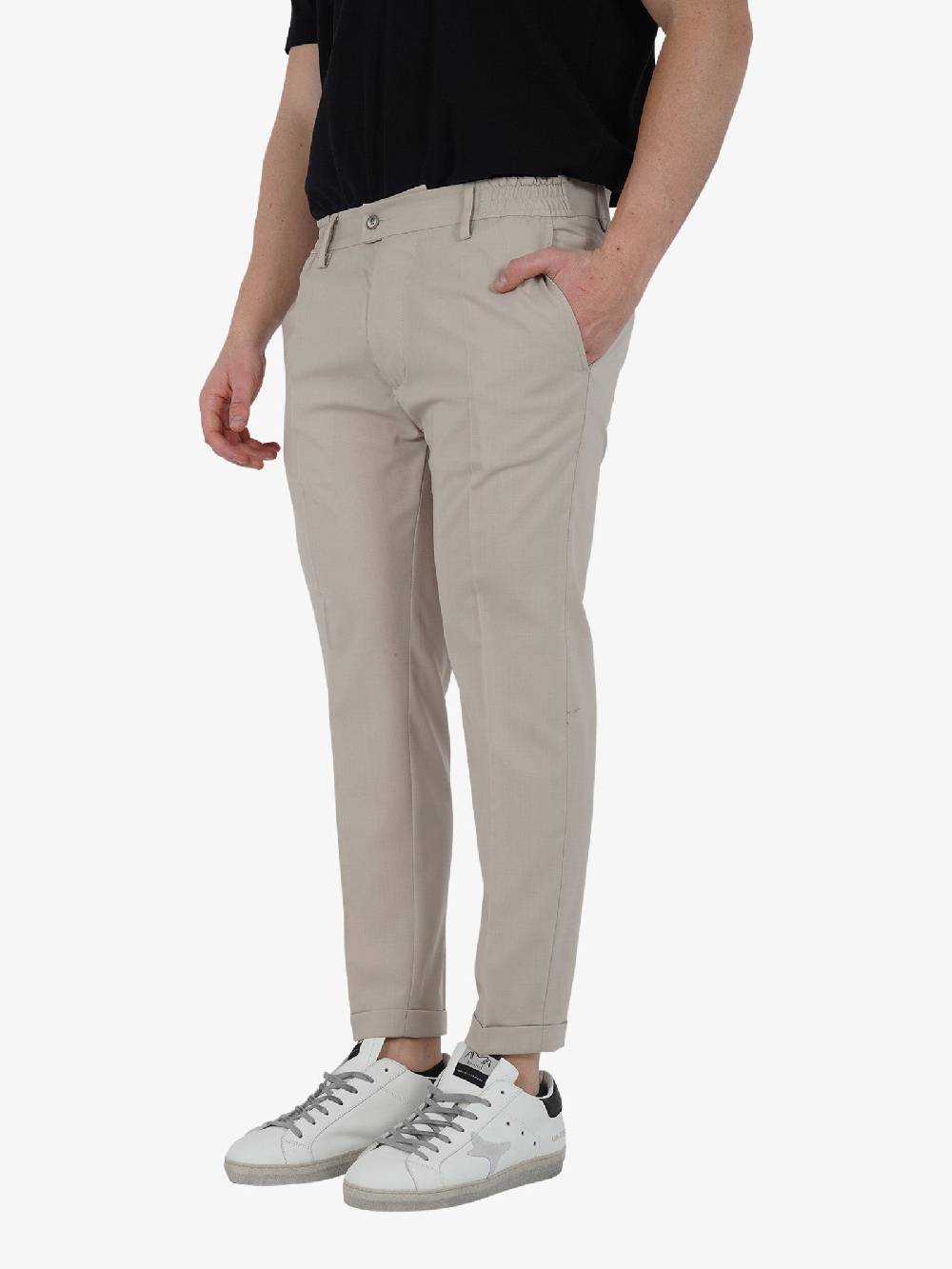 YES LONDON Pantalone XP3212 Uomo Lana Beige