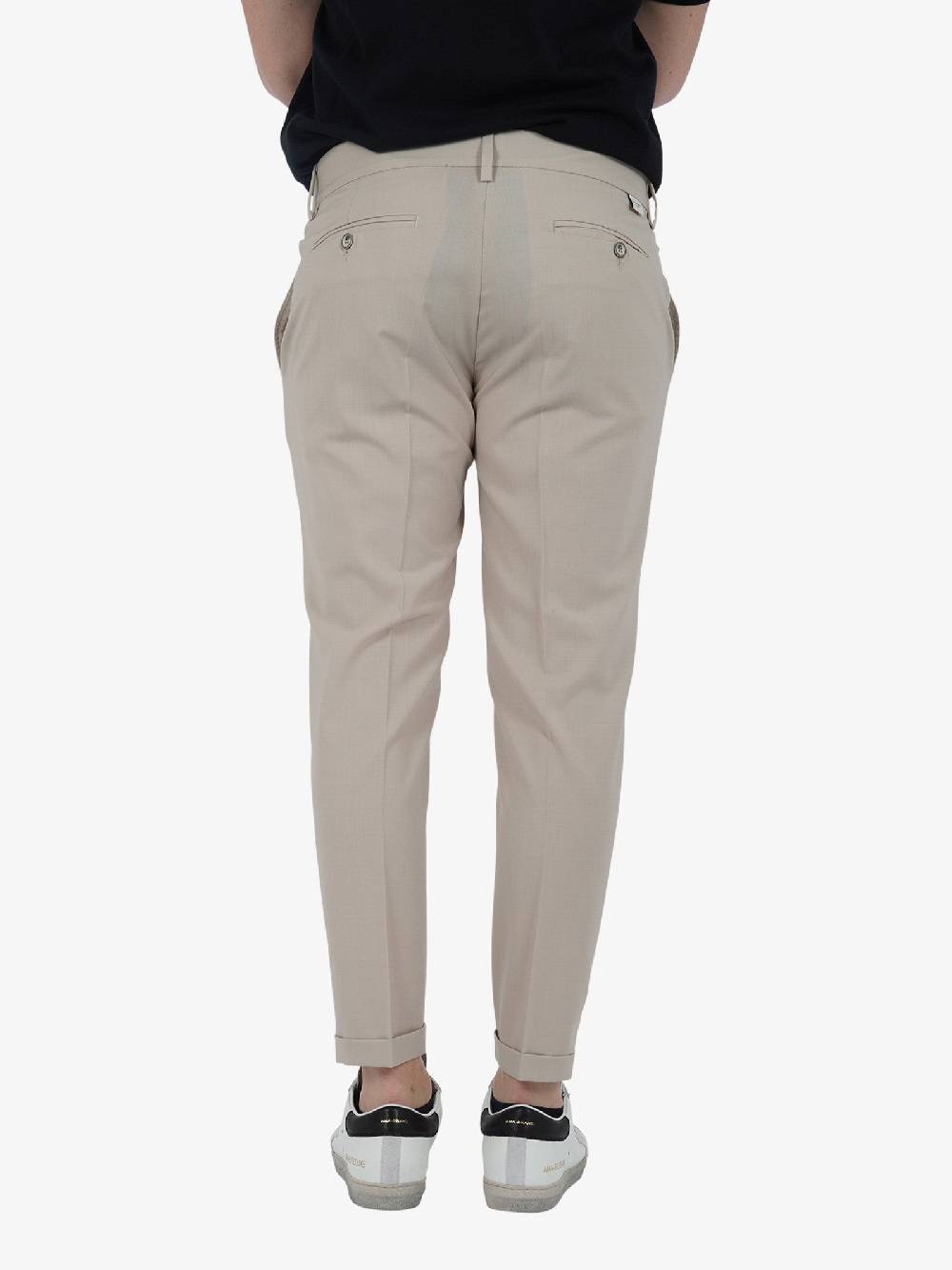YES LONDON Pantalone XP3212 Uomo Lana Beige
