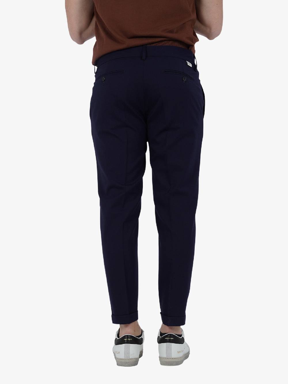 YES LONDON Pantalone XP3212 Uomo Lana Blu