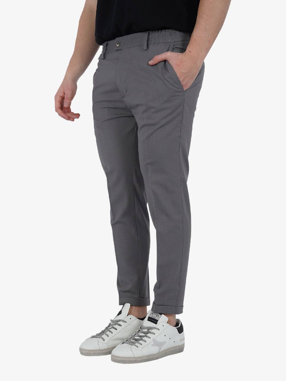 YES LONDON Pantalone XP3212 Uomo Lana Grigio