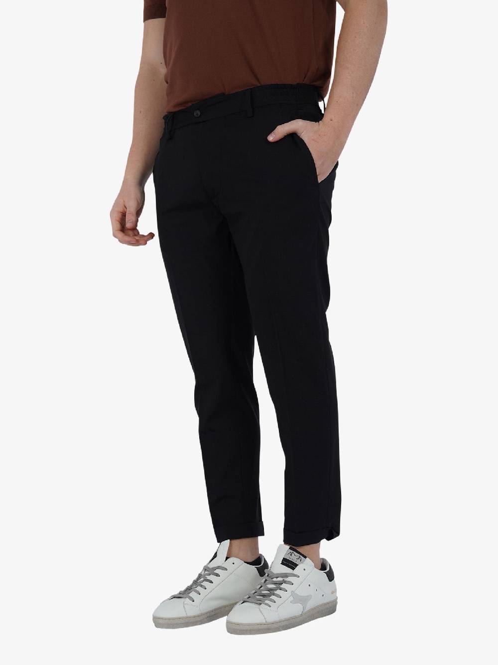 YES LONDON Pantalone XP3212 Uomo Lana Nero