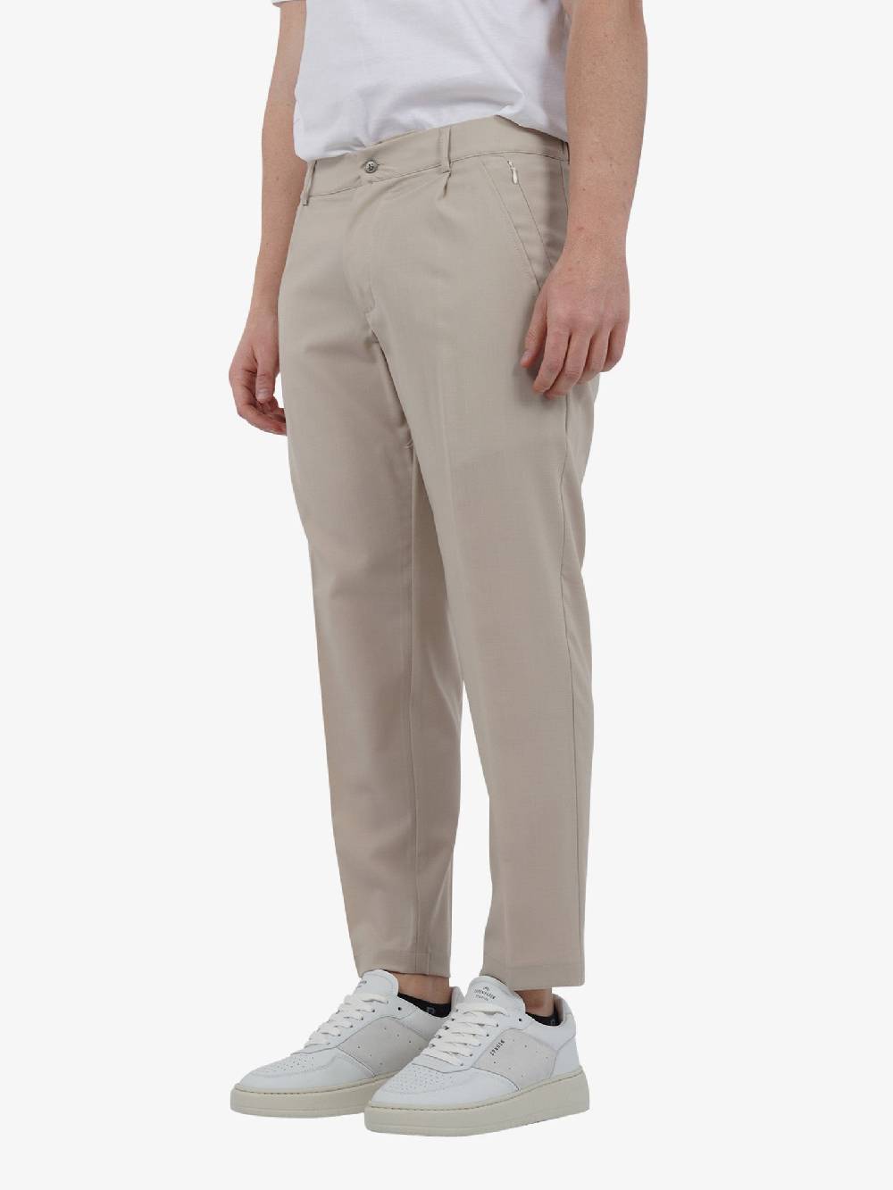 YES LONDON Pantalone XP3224 Uomo Lana Beige