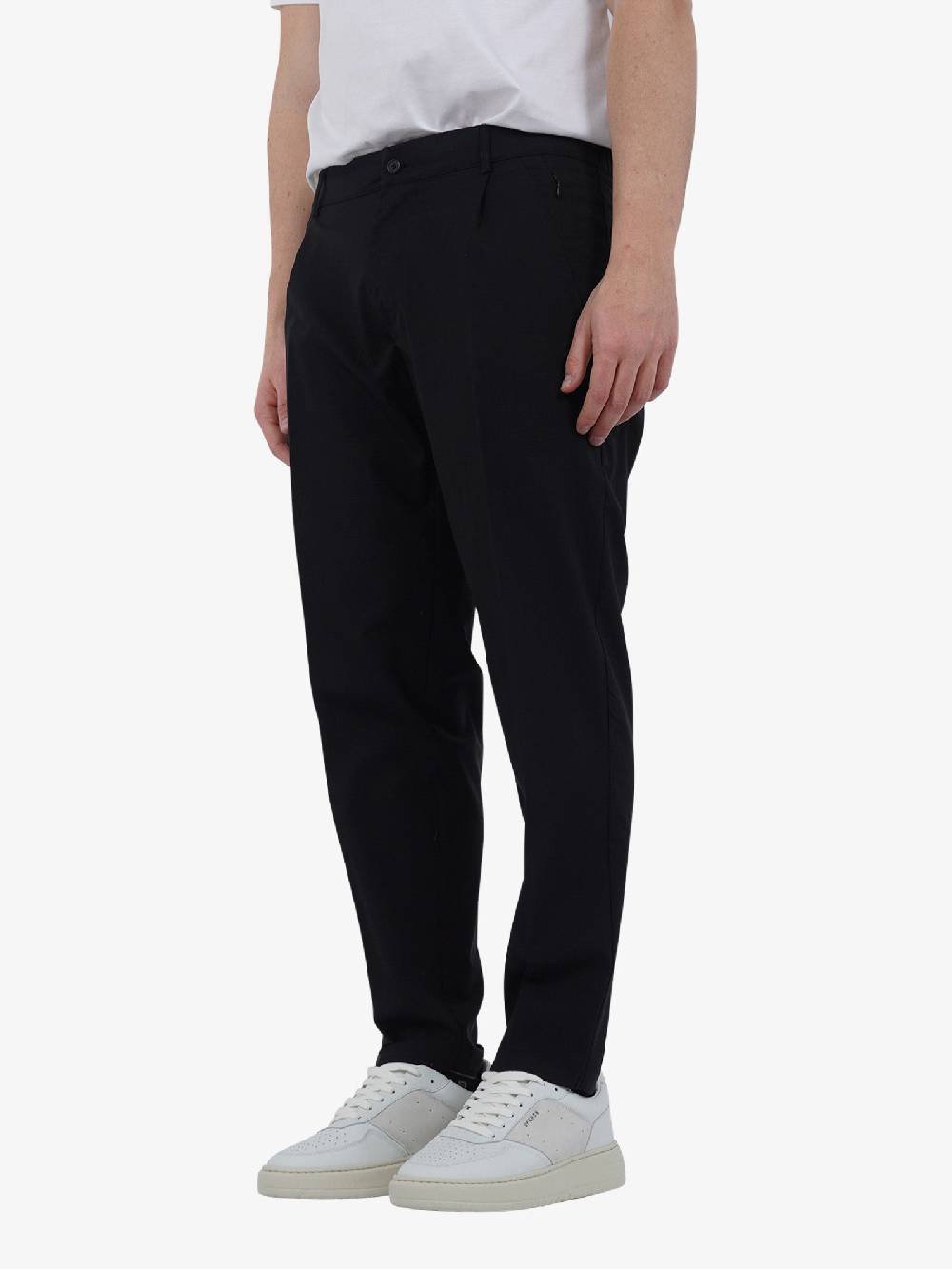YES LONDON Pantalone XP3224 Uomo Lana Nero