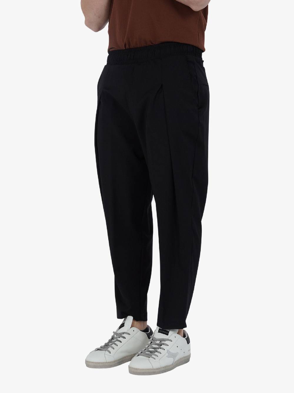 YES LONDON Pantalone XP3227 Uomo Lana Nero