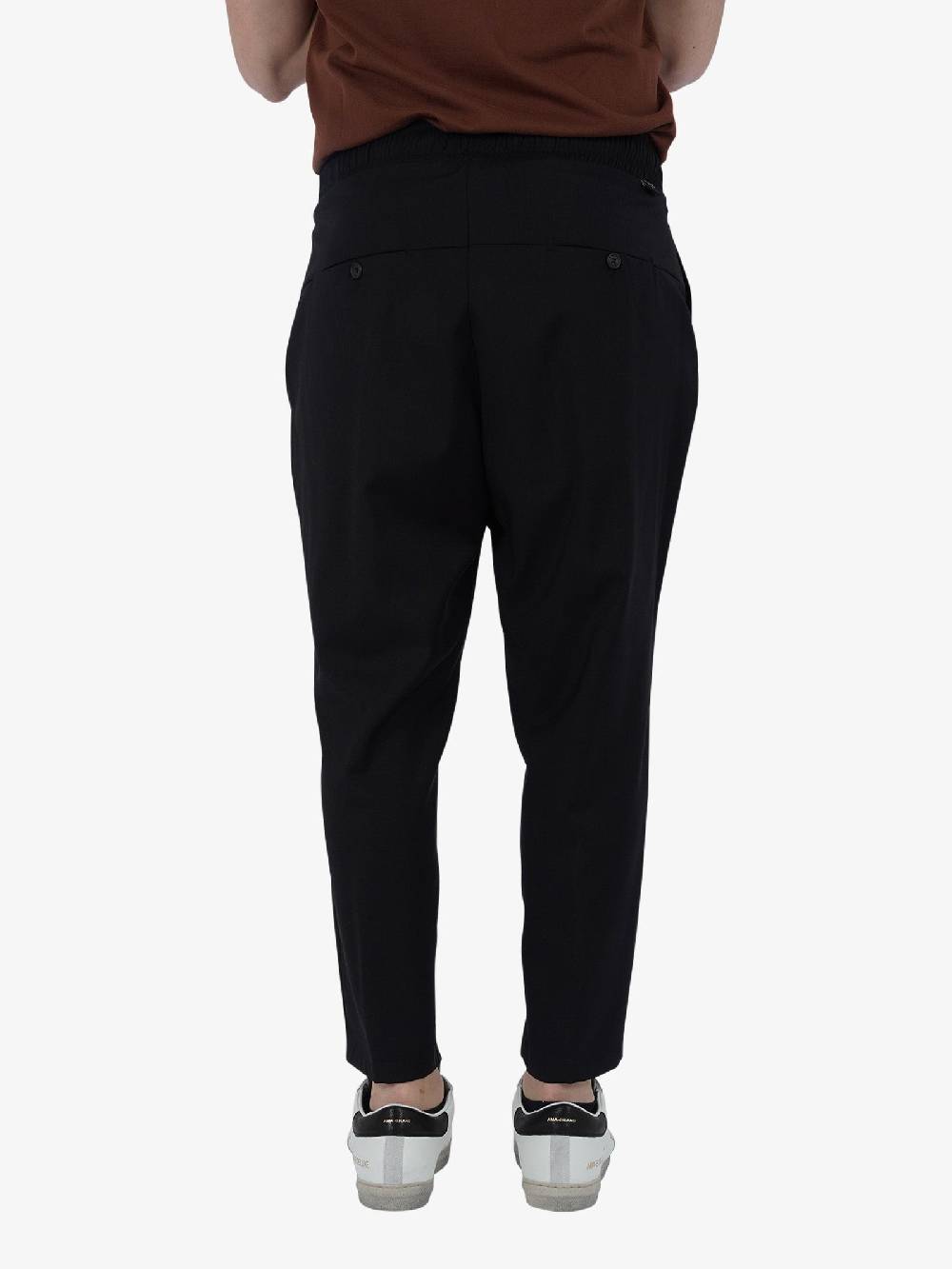 YES LONDON Pantalone XP3227 Uomo Lana Nero