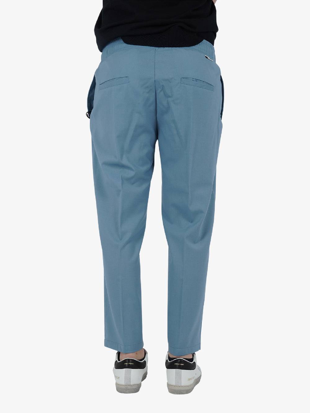 YES LONDON Pantalone XP3231 Uomo Cotone Azzurro