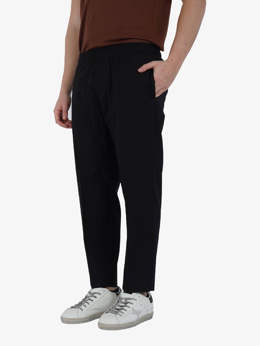 YES LONDON Pantalone XP3231 Uomo Cotone Nero