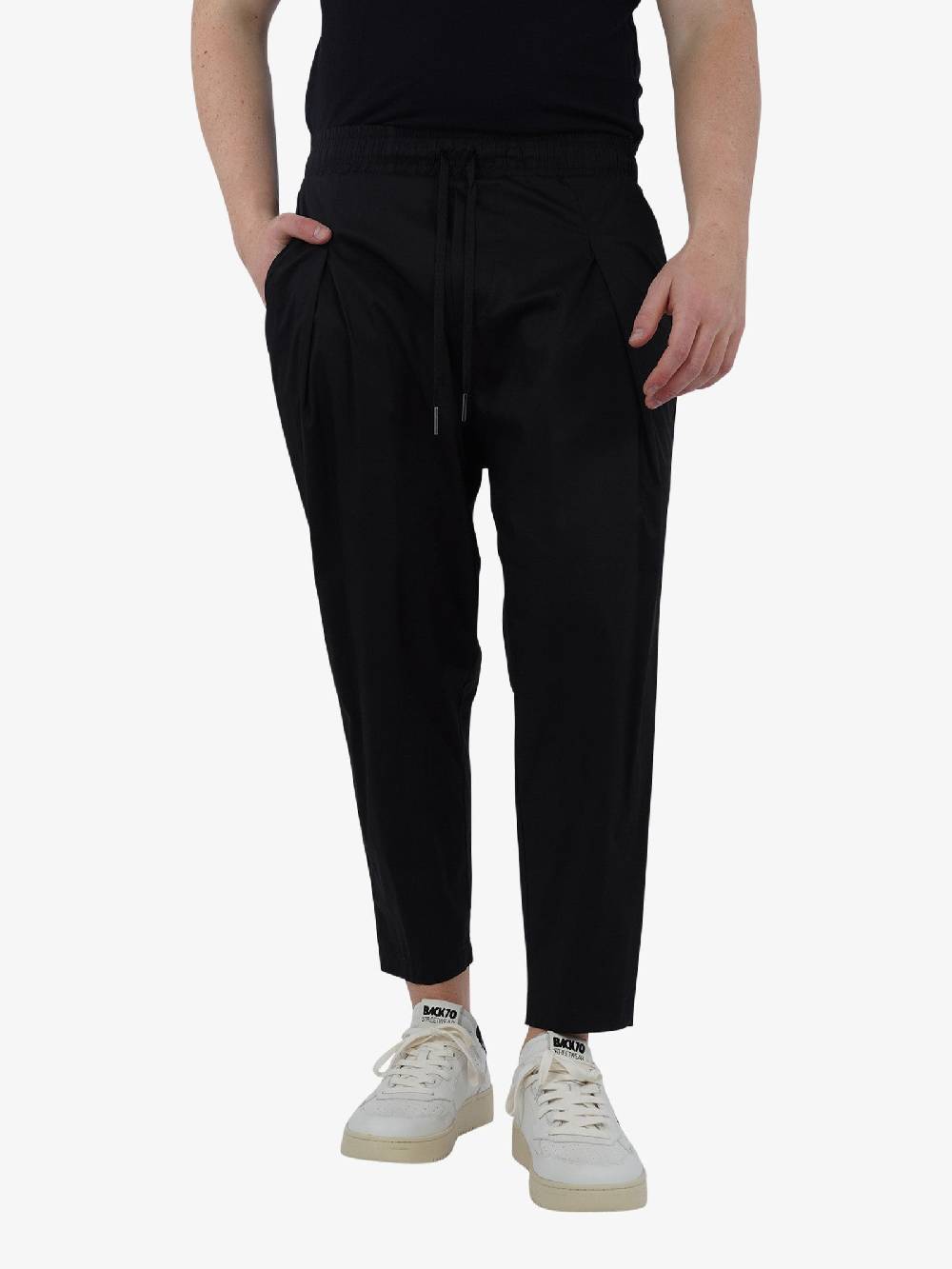 YES LONDON Pantalone XP3235 Uomo Cotone Nero