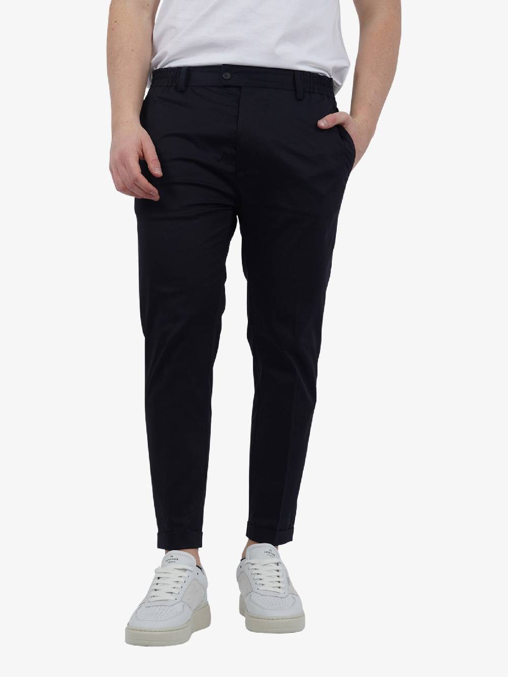 YES LONDON Pantalone XP3237 Uomo Cotone Blu