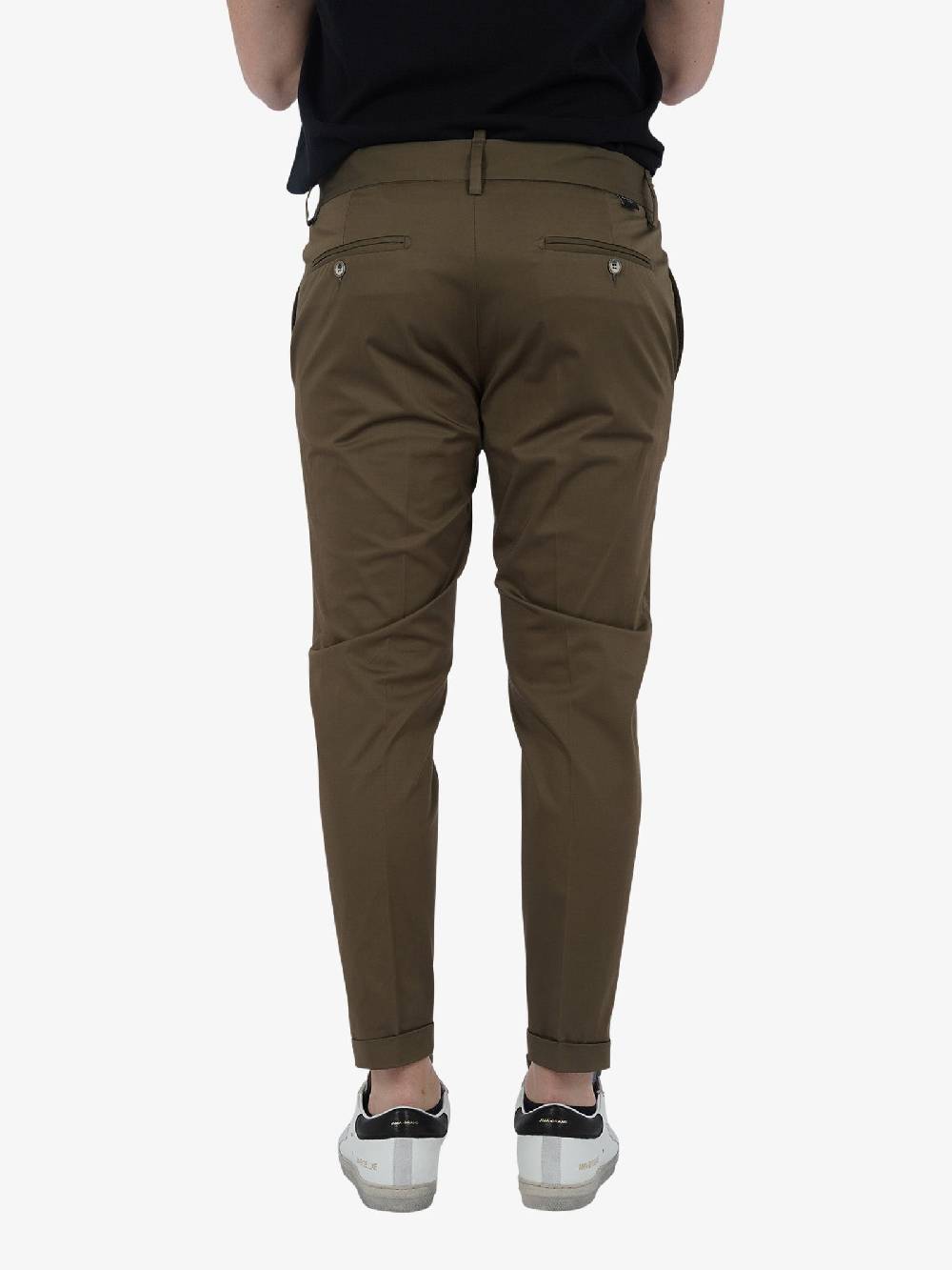 YES LONDON Pantalone XP3237 Uomo Cotone Verde