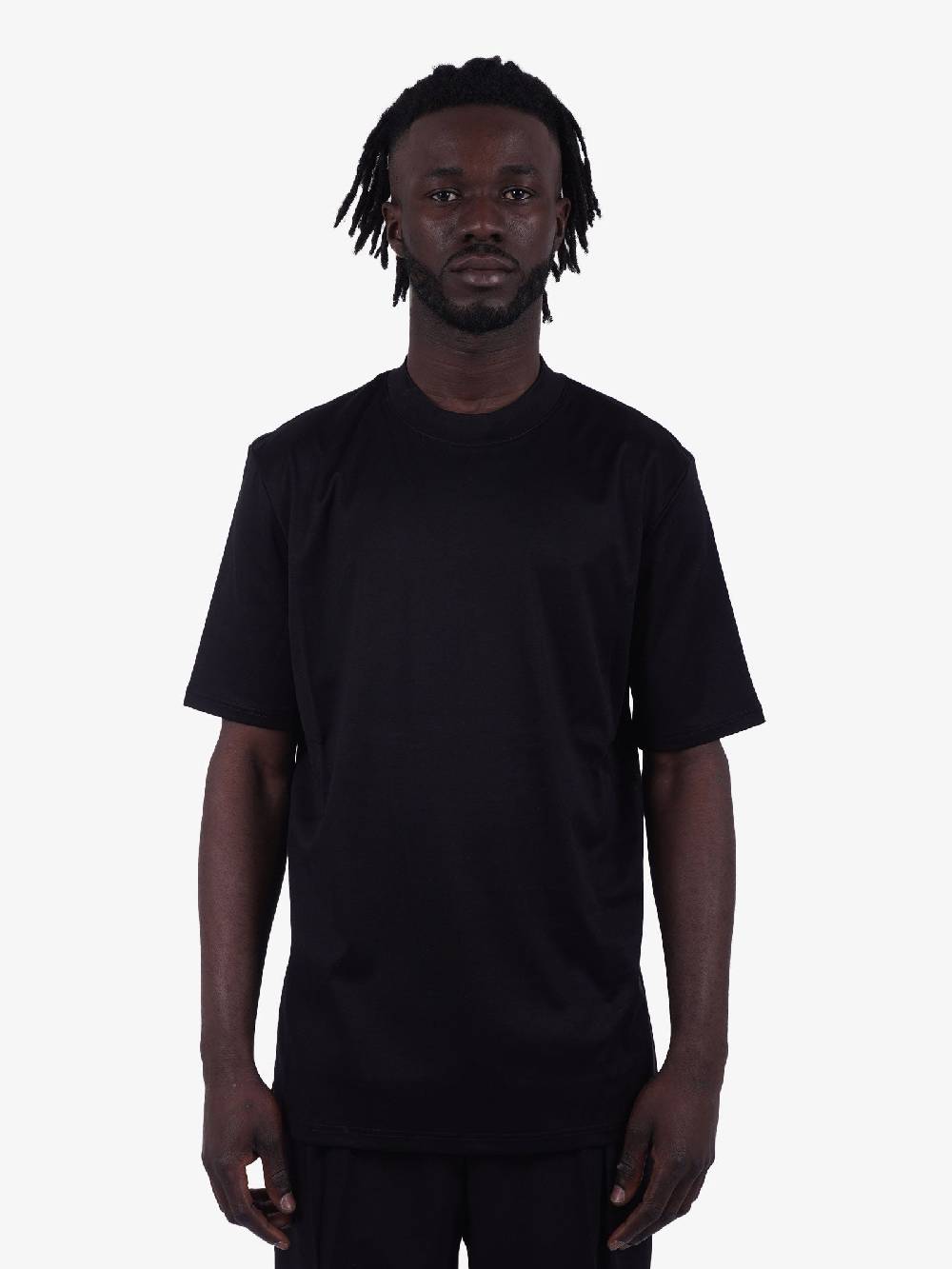 YES LONDON T-shirt cotone uomo nera