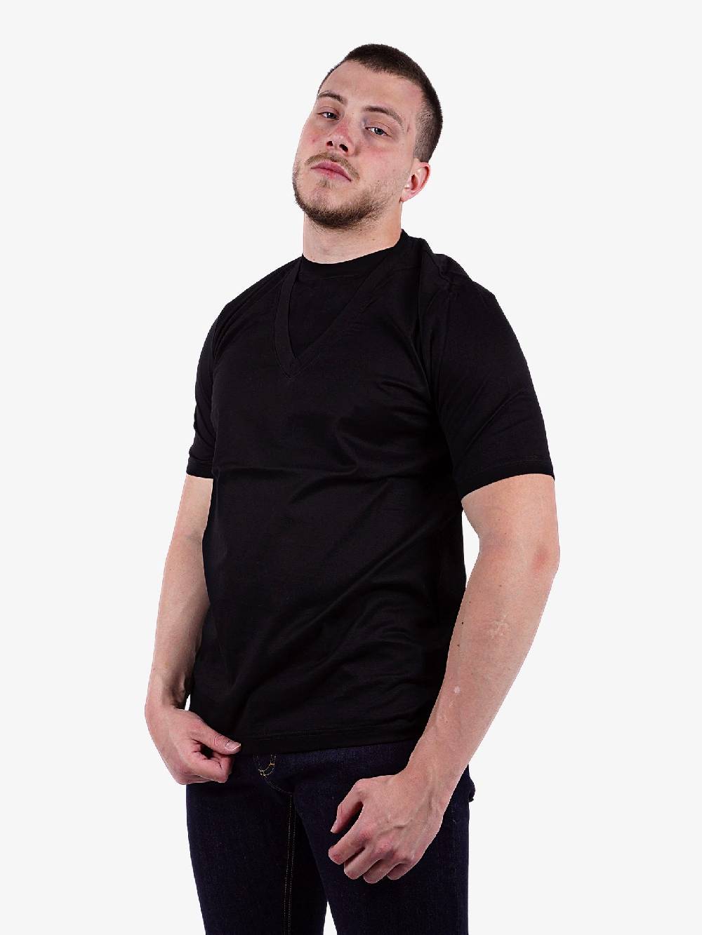 YES LONDON T-shirt In Cotone Uomo Nera