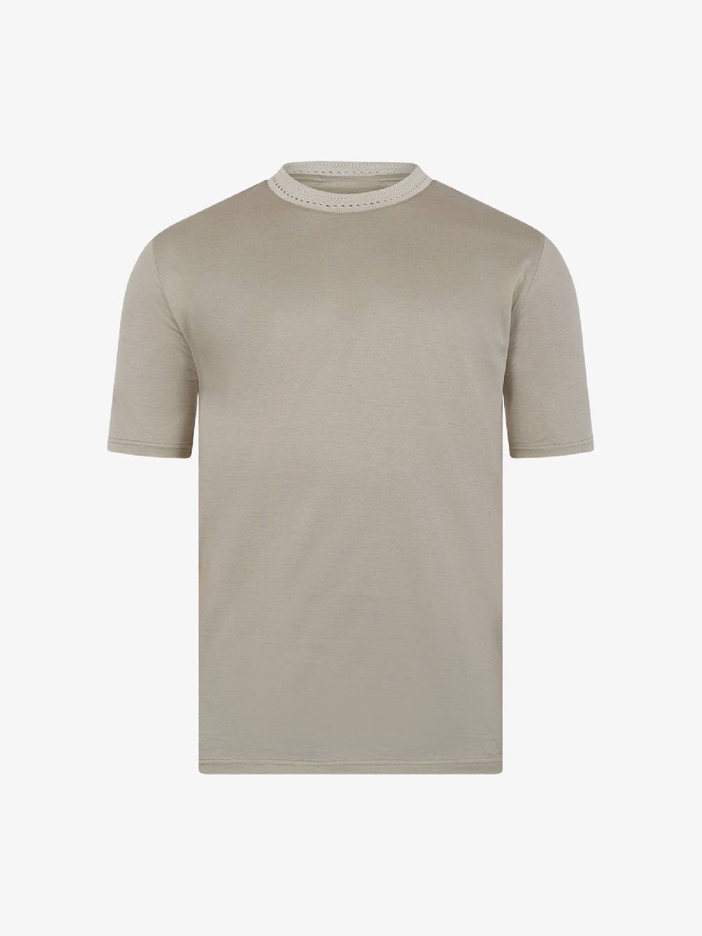 YES LONDON T-shirt XM4106 Uomo Cotone Beige