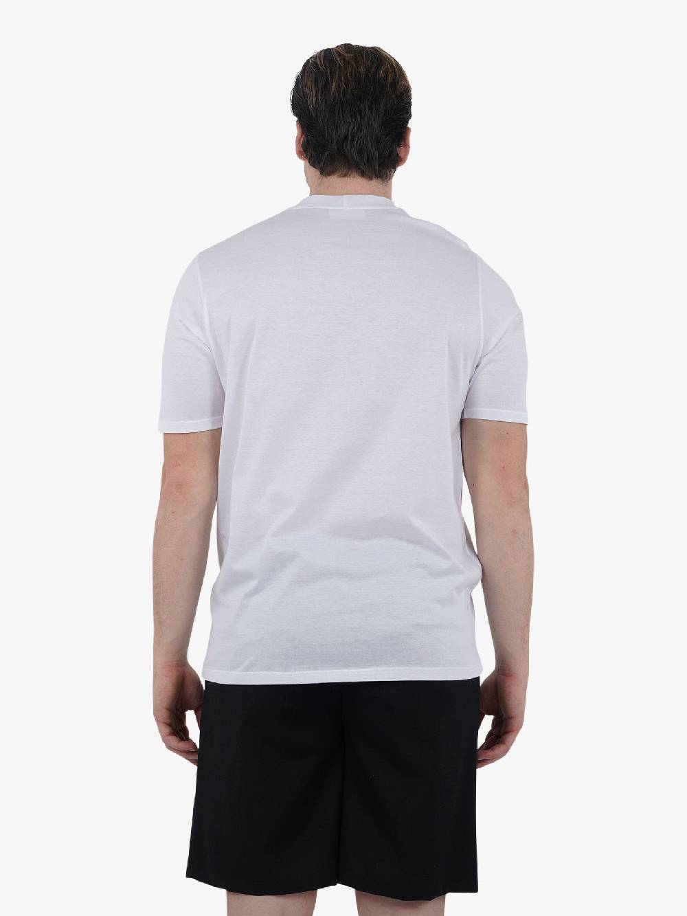 YES LONDON T-shirt XM4113 Uomo Cotone Bianco