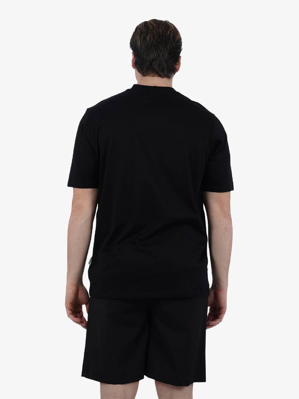 YES LONDON T-shirt XM4113 Uomo Cotone Nero