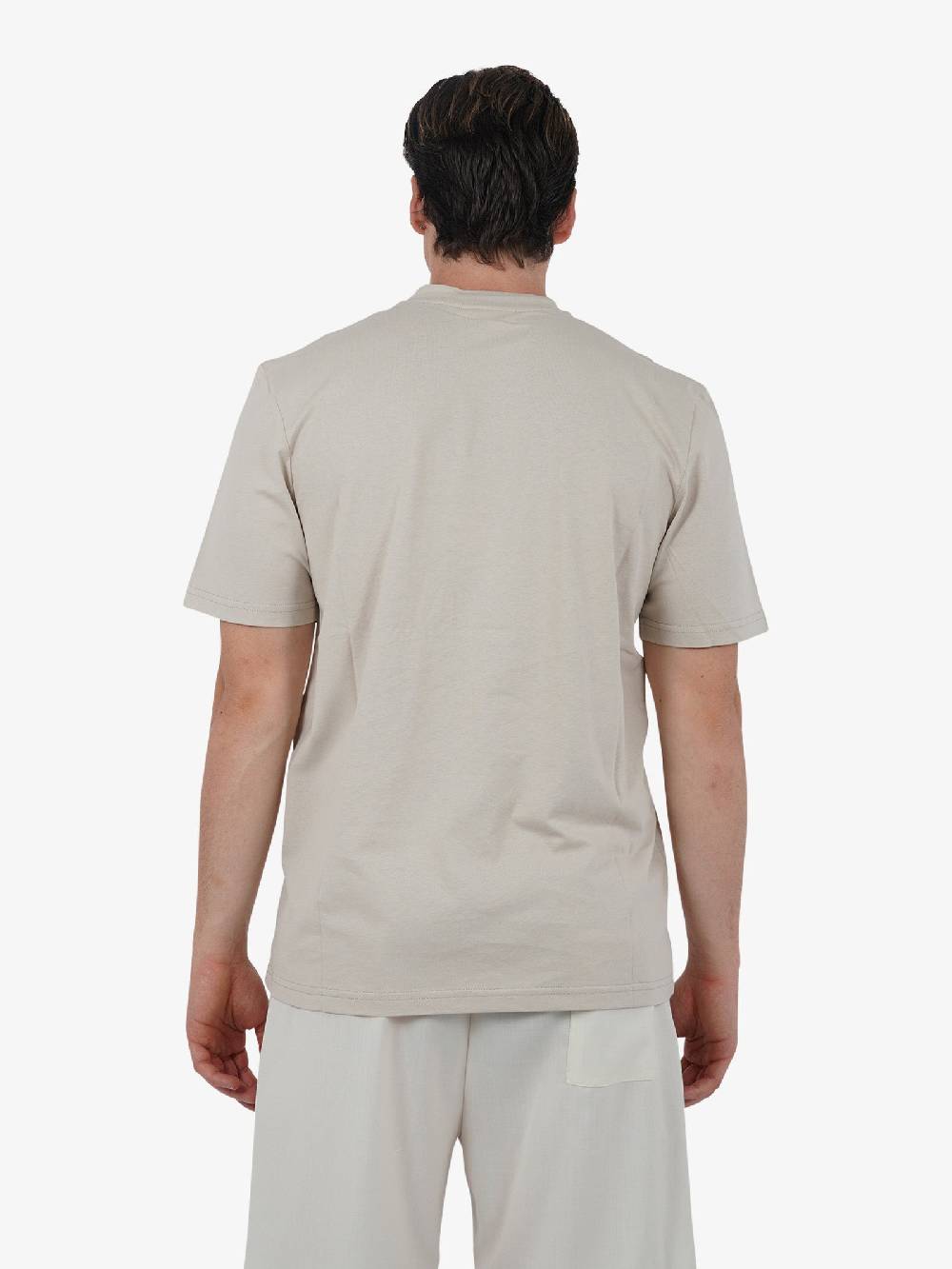 YES LONDON T-shirt XM4116 Uomo Cotone Beige