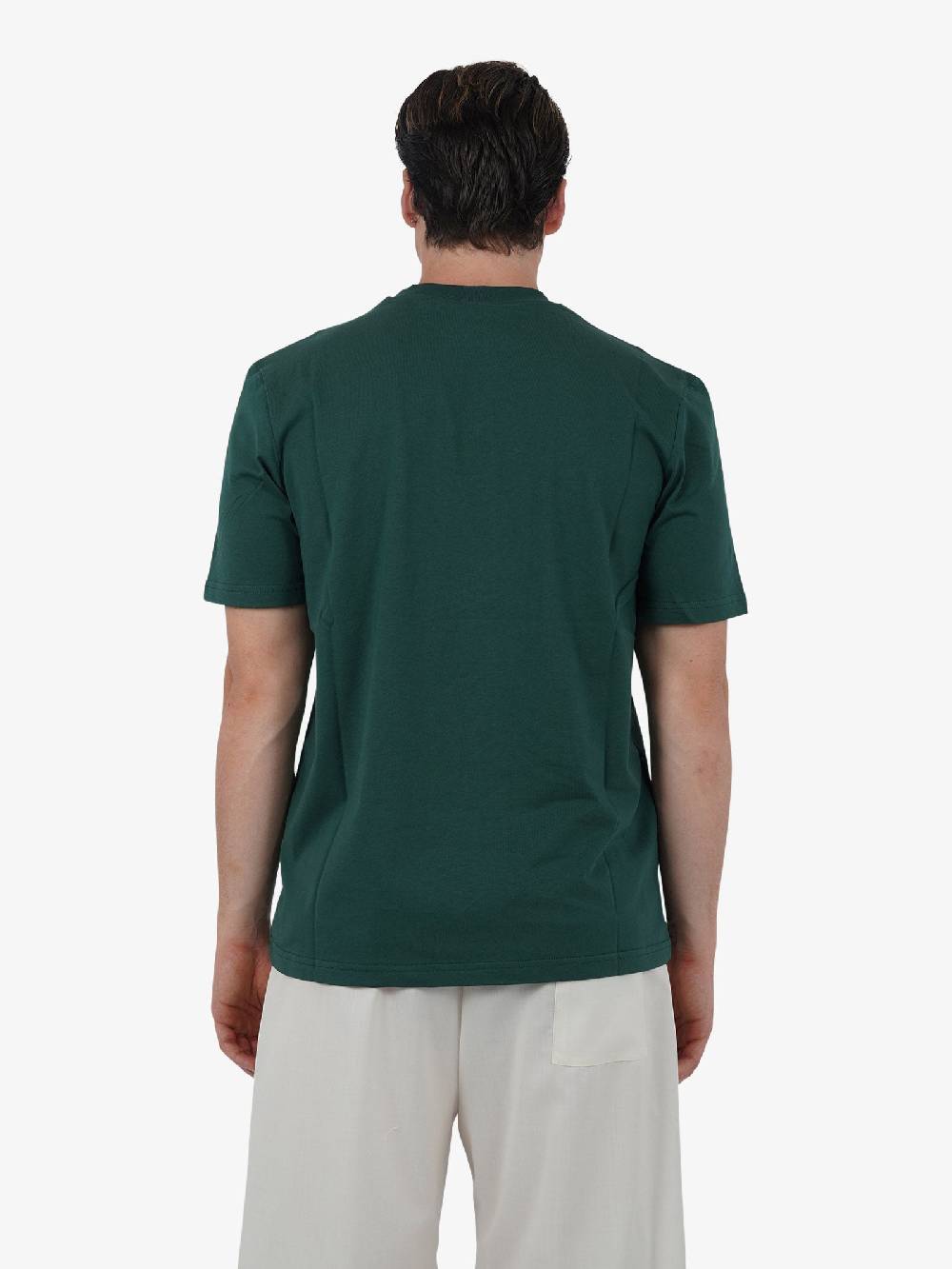 YES LONDON T-shirt XM4116 Uomo Cotone Verde
