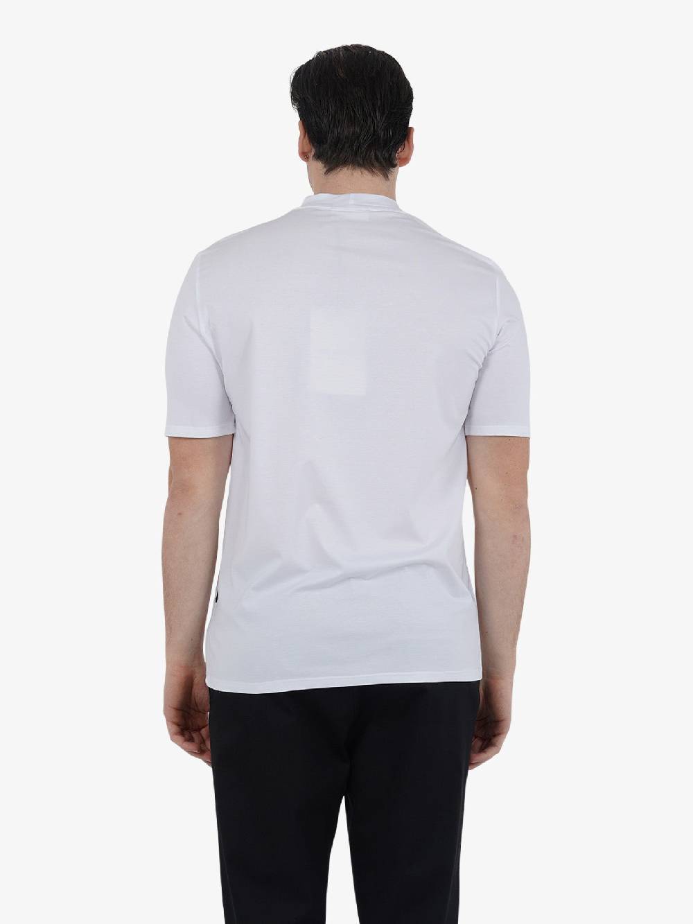 YES LONDON T-shirt XM4118 Uomo Cotone Bianco