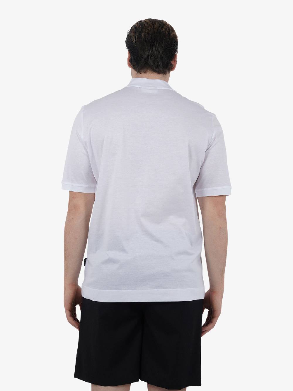 YES LONDON T-shirt XM4125 Uomo Cotone Bianco