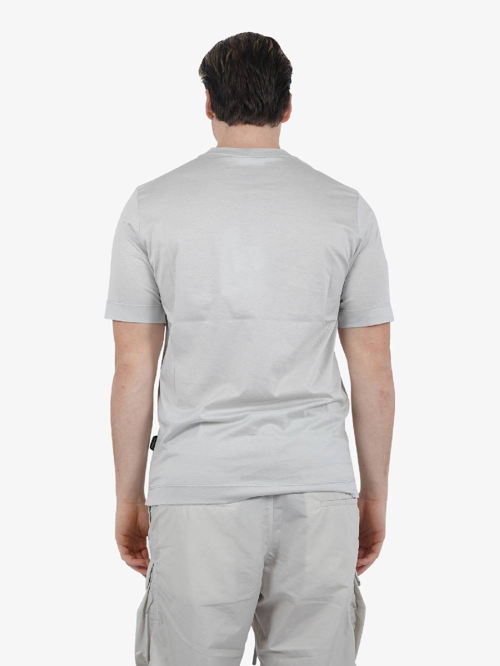 YES LONDON T-shirt XM4128 Uomo Cotone Panna