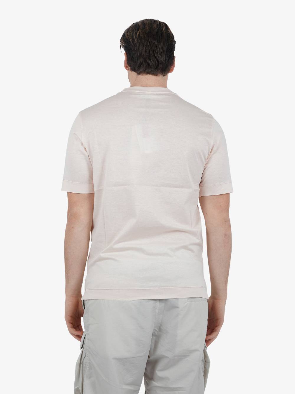 YES LONDON T-shirt XM4128 Uomo Cotone Rosa