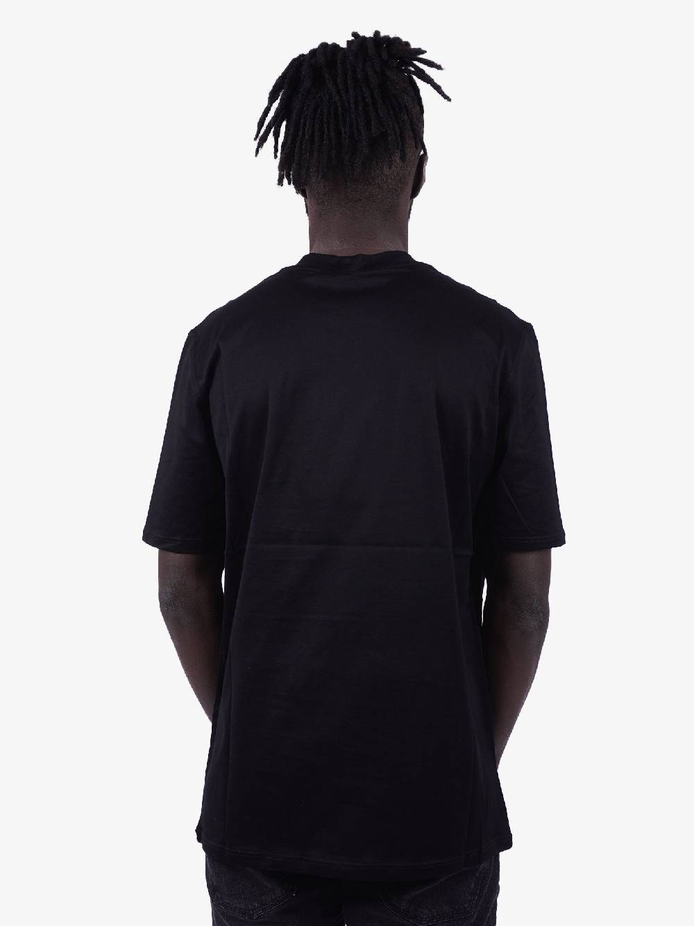 YES LONDON Tshirt Slim Fit Uomo Nero