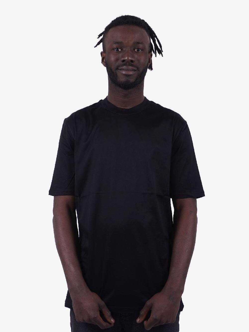 YES LONDON Tshirt slim fit uomo nero