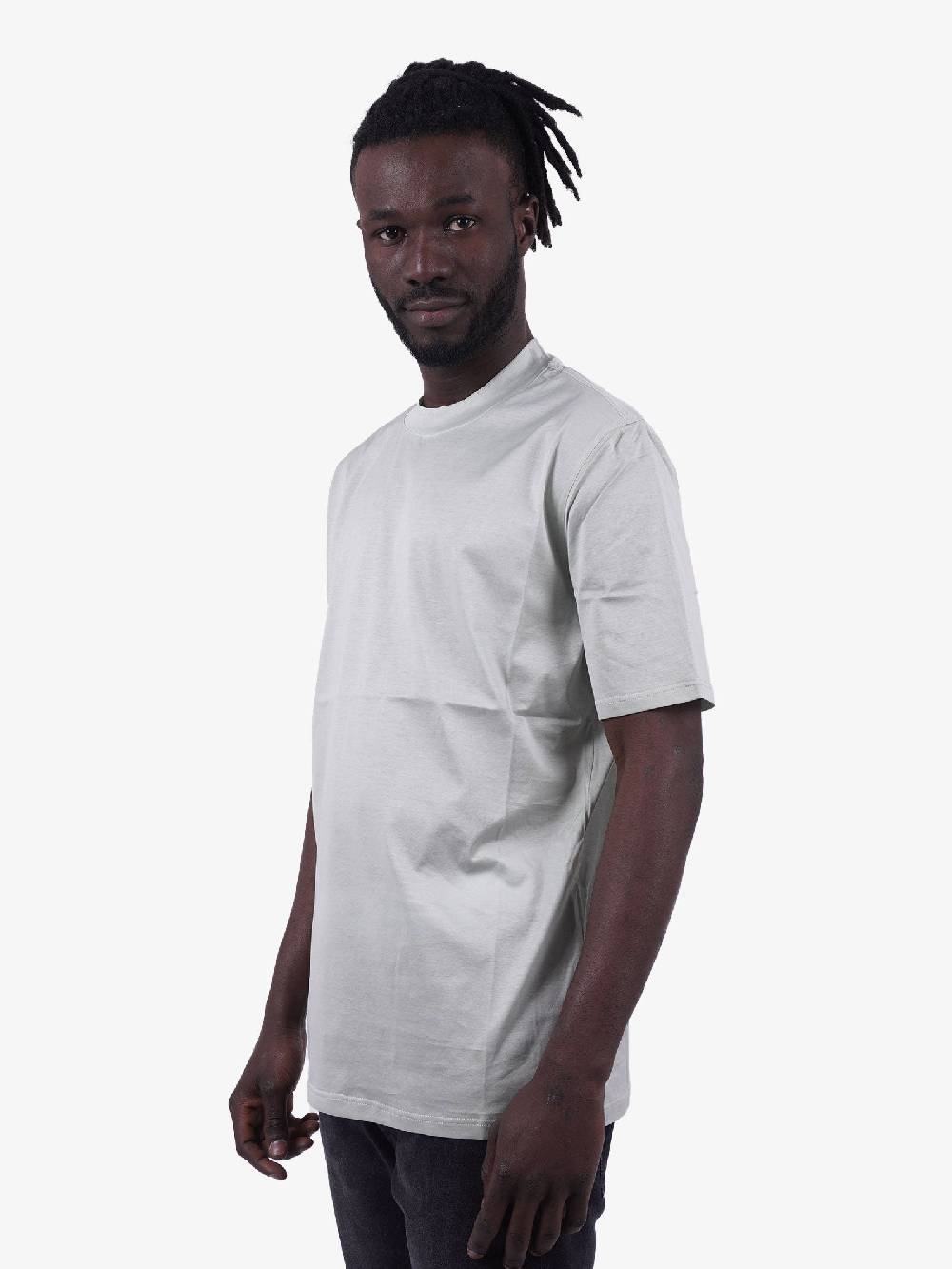 YES LONDON Tshirt Slim Fit Uomo Verde Acqua