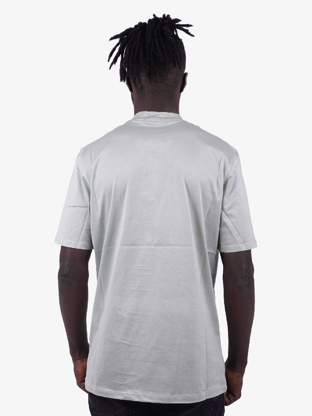 YES LONDON Tshirt Slim Fit Uomo Verde Acqua