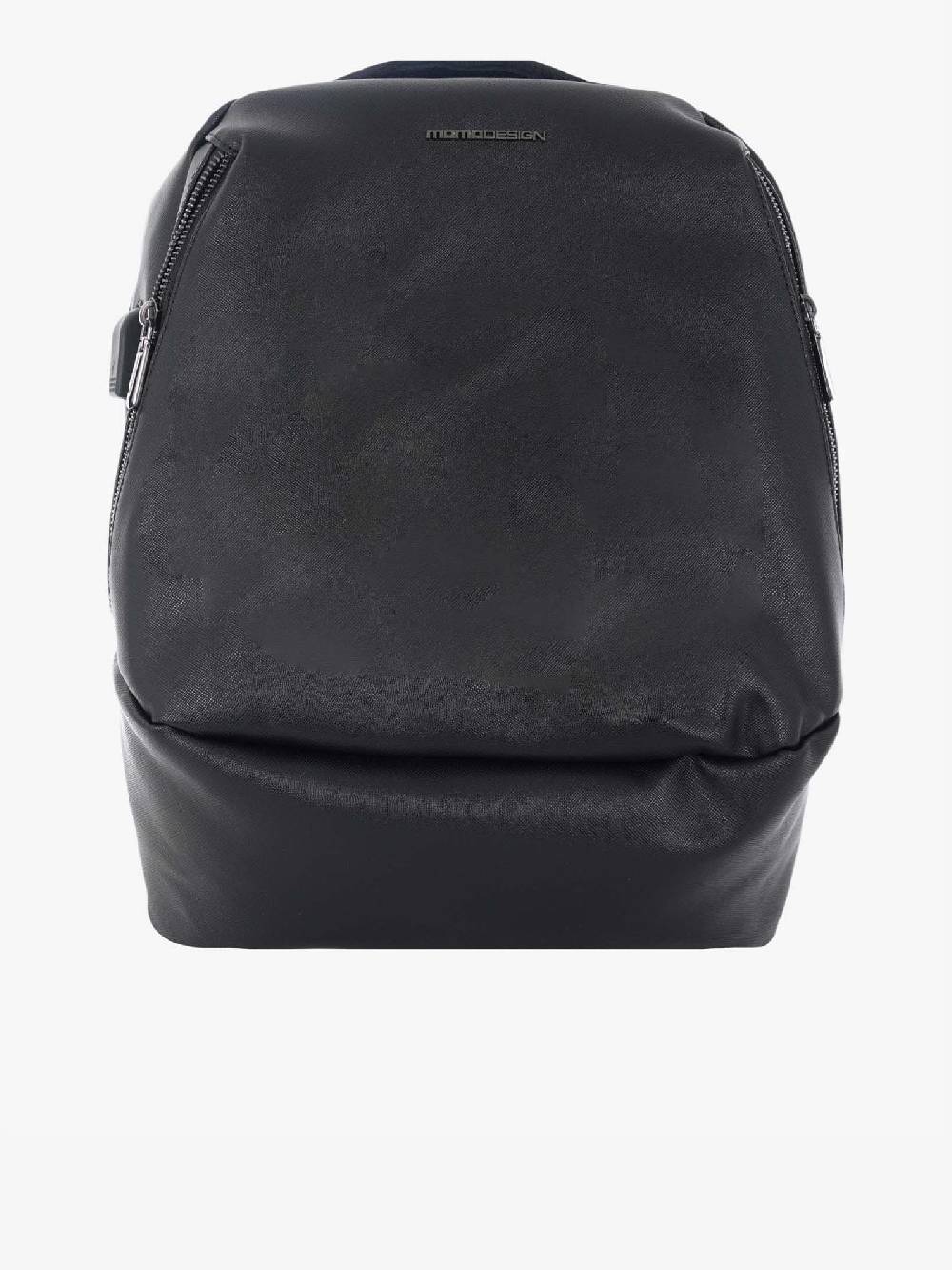 MOMO DESIGN Zaino MO-03SF ovale uomo nero tasche laterali