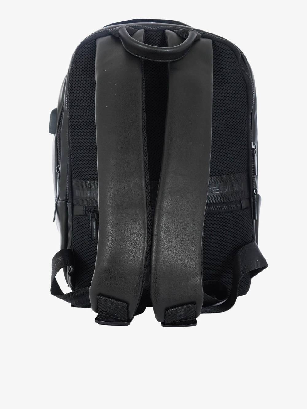 MOMO DESIGN Zaino MO-04PU Ovale Uomo Nero Tasche Laterali