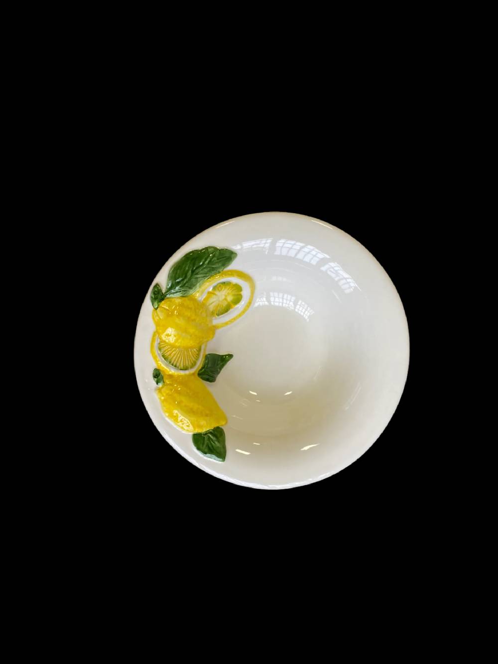 Les Ottomans Lemon handpainted ceramic dessert plate