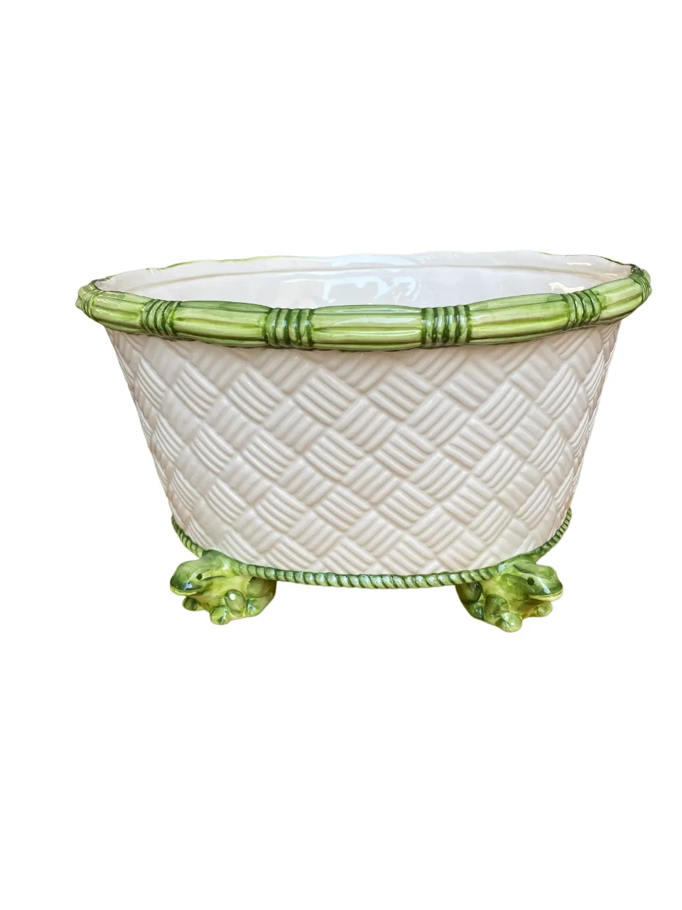 Les Ottomans Cachepot bamboo SPE03