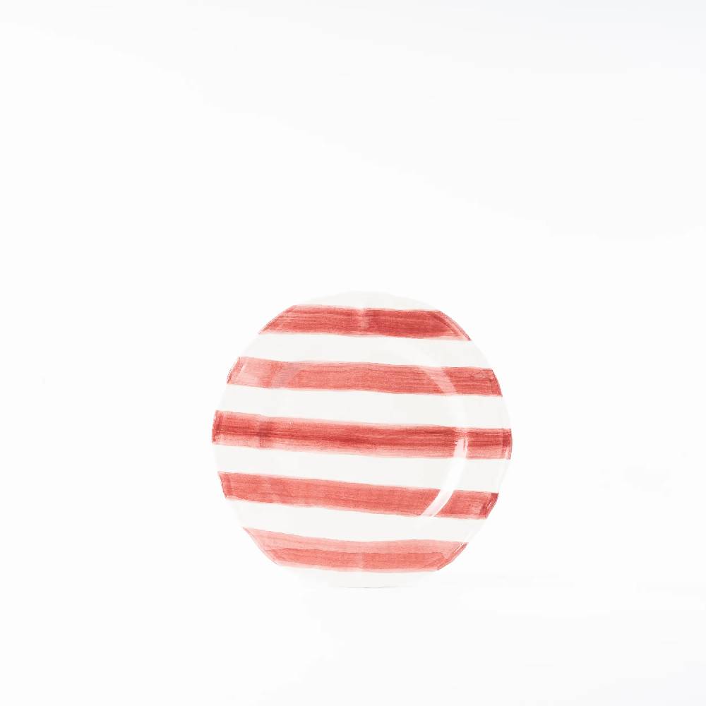 Les Ottomans Ceramic plate stripes ST02