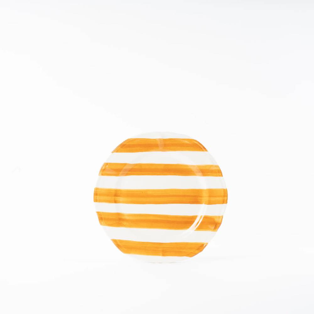 Les Ottomans Ceramic plate stripes ST04