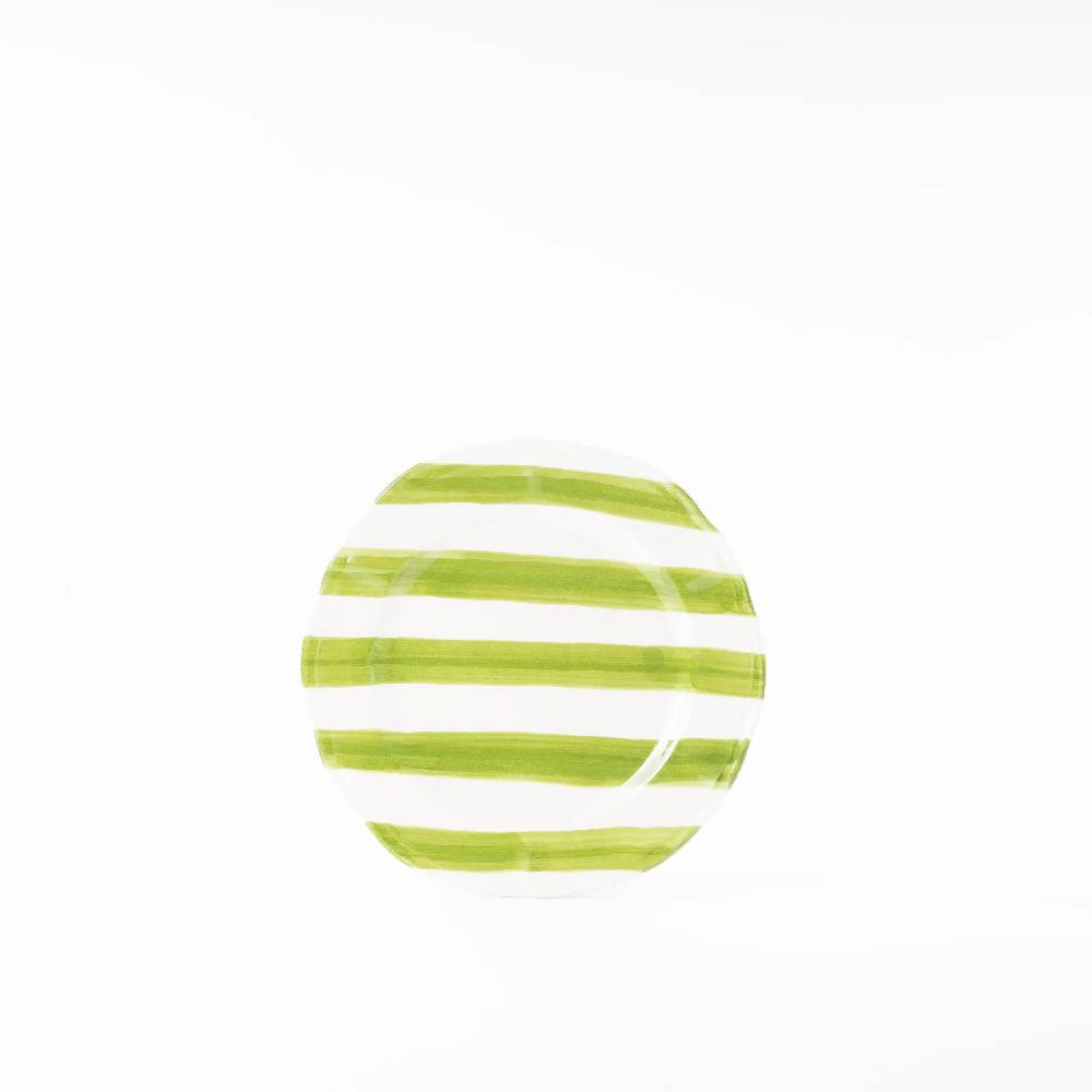Les Ottomans Ceramic plate stripes ST06