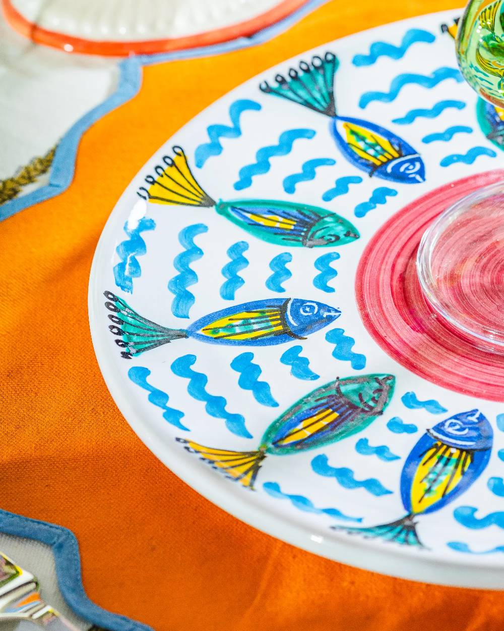 Les Ottomans Ceramic Sicilian Plate SIP07