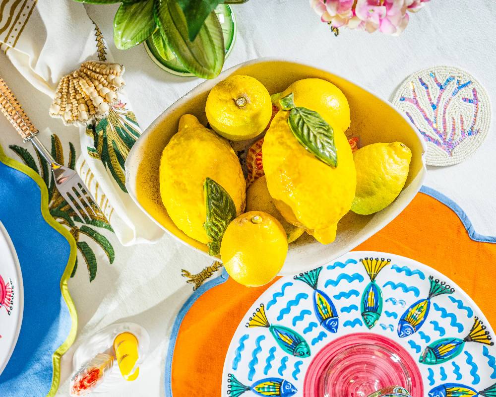 Les Ottomans Ceramic Sicilian Plate SIP08