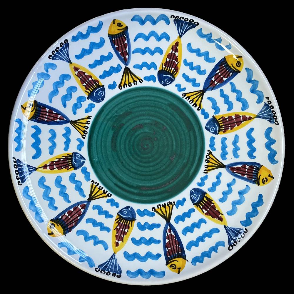Les Ottomans Ceramic Sicilian plate SIP08