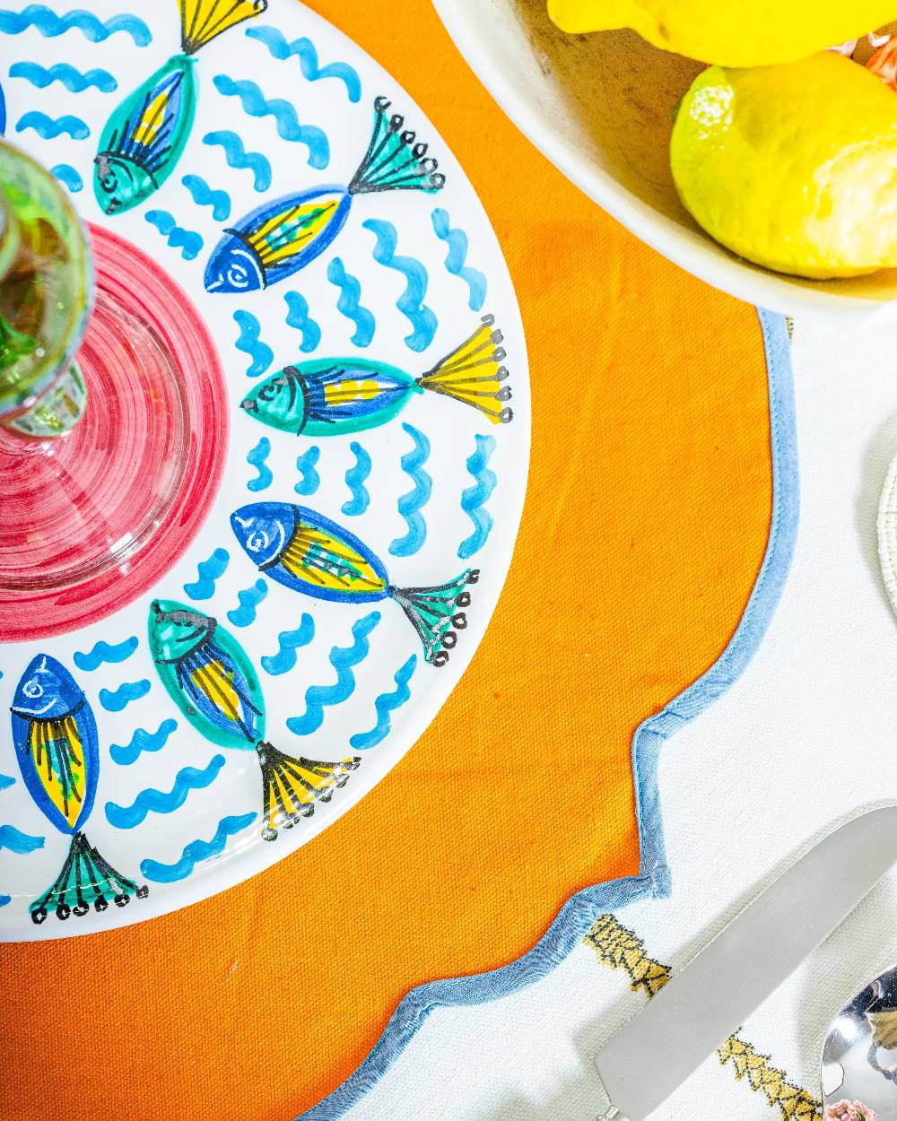 Les Ottomans Ceramic Sicilian Plate SIP09