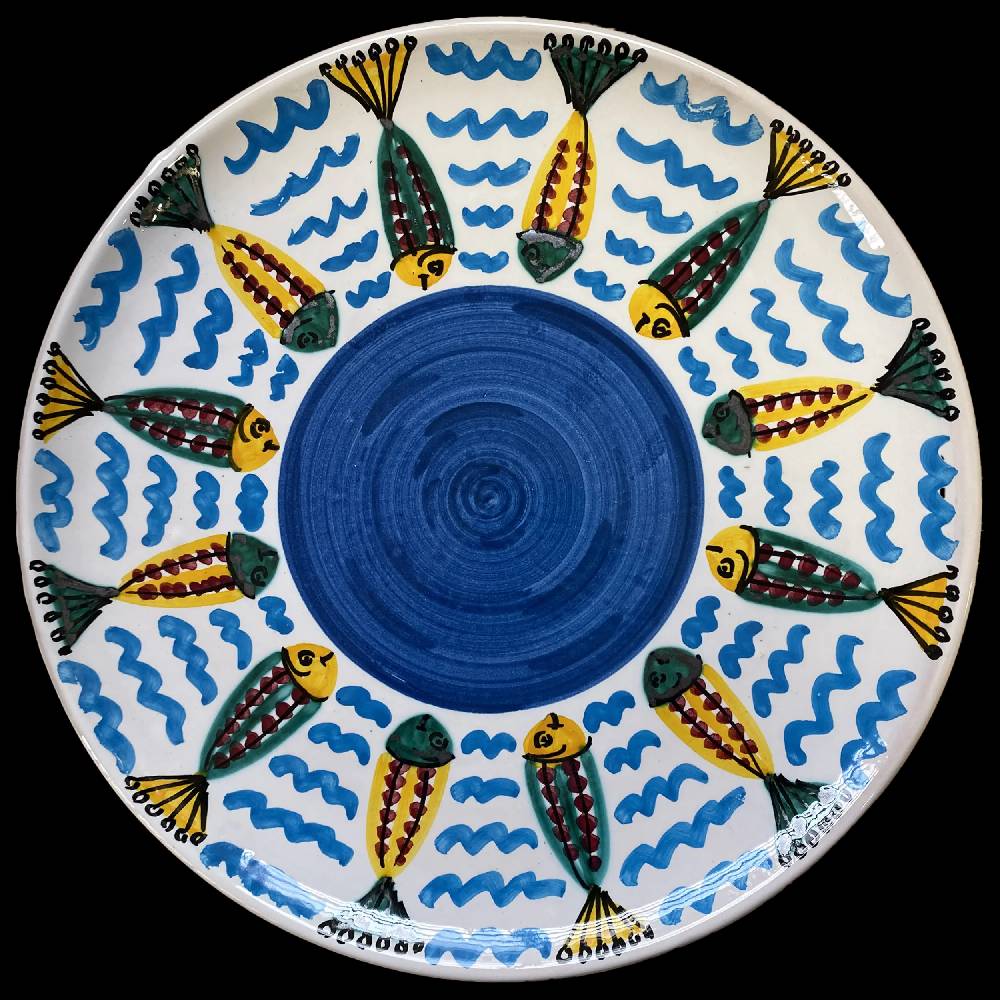 Les Ottomans Ceramic Sicilian plate SIP09