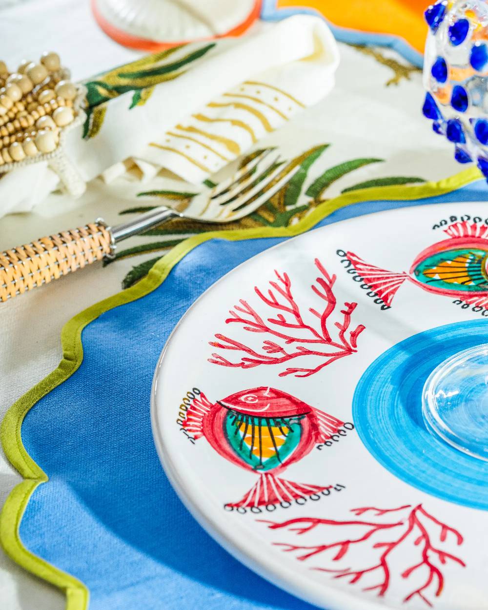 Les Ottomans Ceramic Sicilian Plate SIP10