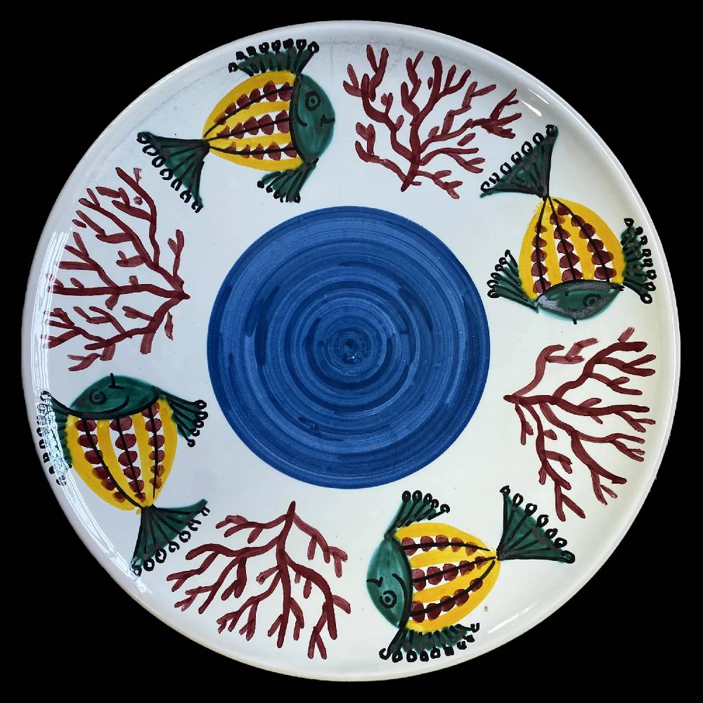 Les Ottomans Ceramic Sicilian plate SIP11