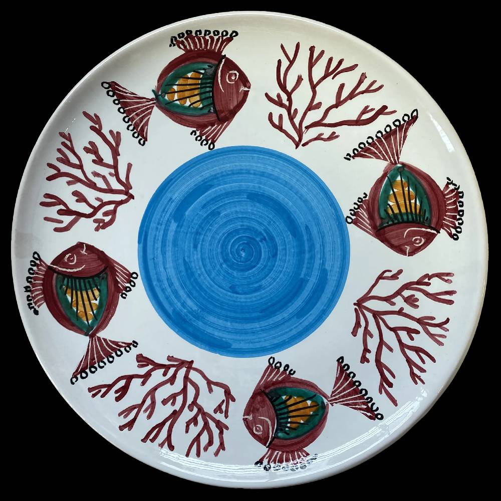 Les Ottomans Ceramic Sicilian plate SIP12